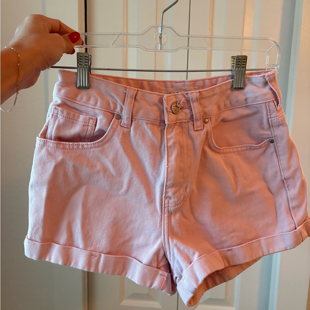 PacSun Light Pink Jean Shorts